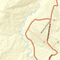 Colón Street Map