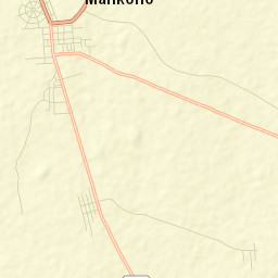 Mankono Street Map