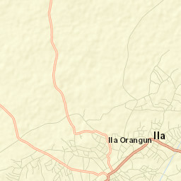 Ila Orangun Street Map