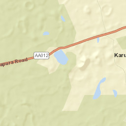 Puttalam District Street Map