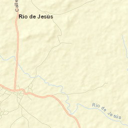 Río de Jesús Street Map