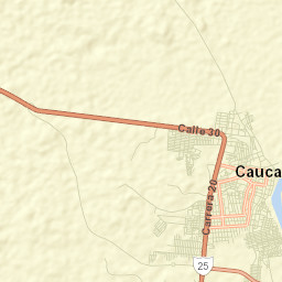 Caucasia Street Map