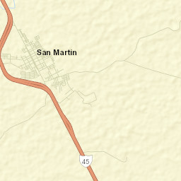 San Martín Street Map