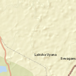 Polonnaruwa District Street Map