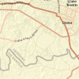 Chitré Street Map
