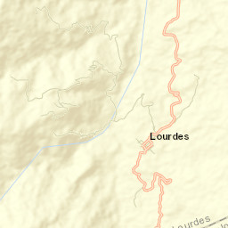 Lourdes Street Map
