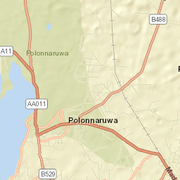 Polonnaruwa Street Map