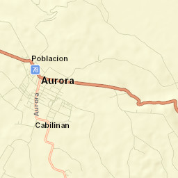 Aurora Street Map