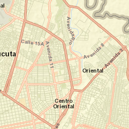 Cúcuta Street Map