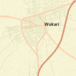 Wukari Street Map