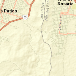 Los Patios Street Map