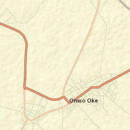 Omuo-Ekiti Street Map