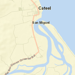 Cateel Street Map