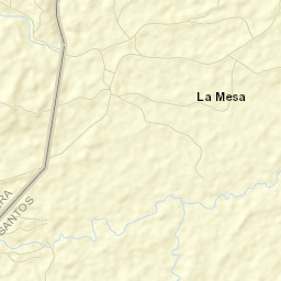 La Mesa Street Map