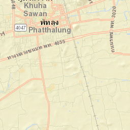 Amphoe Mueang Phatthalung Street Map