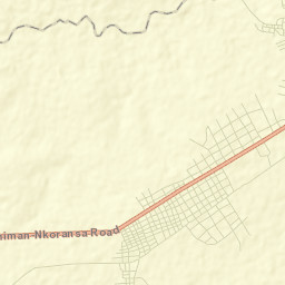 Nkoranza North Street Map