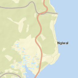Ngerkeai Street Map