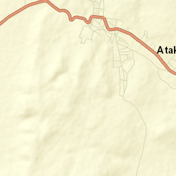 Atakpamé Street Map