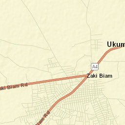Zaki Biam Street Map