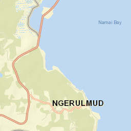 Melekeok Village Street Map