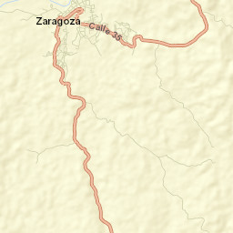 Zaragoza Street Map