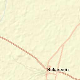 Sakassou Street Map