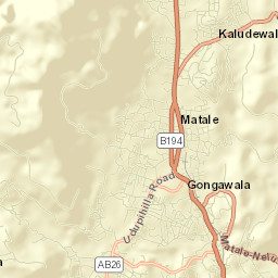 Matale Street Map