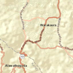 Alawatugoda Street Map
