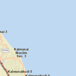 Kalmunai Street Map