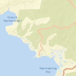 Ngchemiangel Street Map