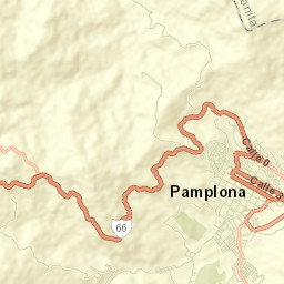 Pamplona Street Map