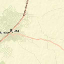 Ejura Street Map