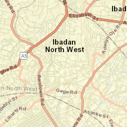 Ibadan Street Map