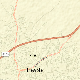 Ikire Street Map
