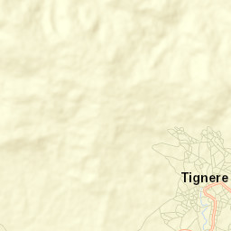 Tignère Street Map