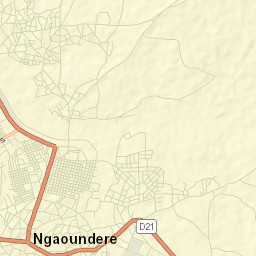 Ngaoundéré Street Map