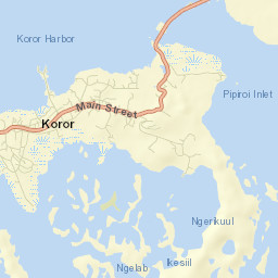 Koror Street Map