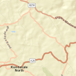 Kandy District Street Map