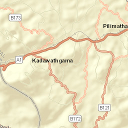 Kadugannawa Street Map