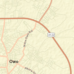 Owo Street Map