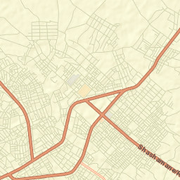 Shashemenē Street Map