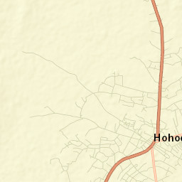 Hohoe Street Map