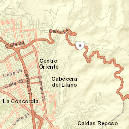 Bucaramanga Street Map