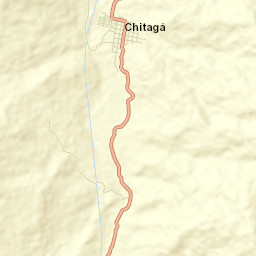 Chitagá Street Map