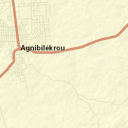 Agnibilékrou Street Map