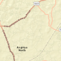 Gampaha District Street Map