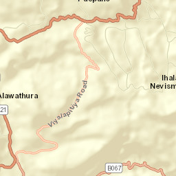 Kegalle District Street Map