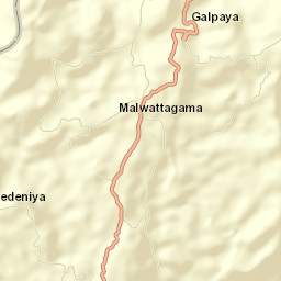 Ganga Ihala Korale Street Map