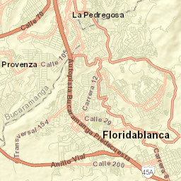 Floridablanca Street Map