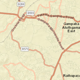 Gampaha Street Map